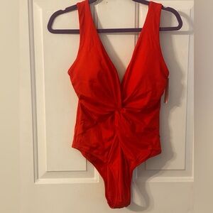 NWT ❤️ Victoria's Secret Red Plunging V-Neck One Piece